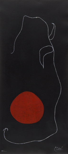 Joan Miró, ‘Oiseau Devant le Soleil’, 1961, Capsule Gallery Auction