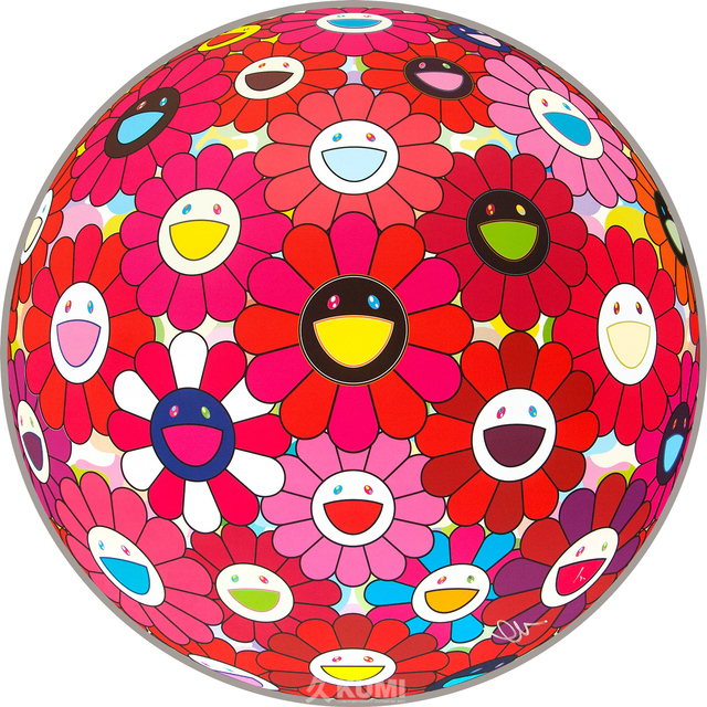 Takashi Murakami, ‘Flower Ball Red (Letter to Picasso)’, 2013, Kumi Contemporary / Verso Contemporary