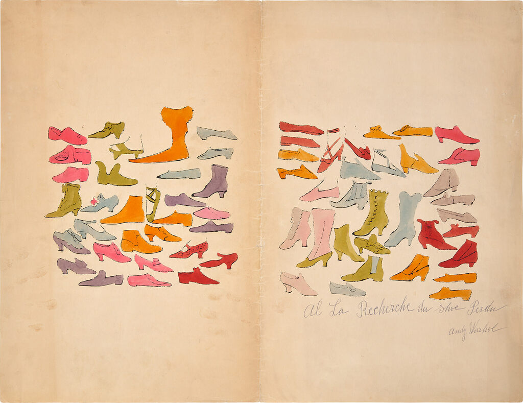 Andy Warhol - Cover, from À la recherche du shoe perdu (see F. & S. IV.69-84)