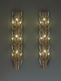 Pair of large wall lights
