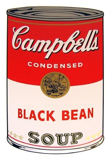 Andy Warhol, ‘Campbells Soup Black Bean - Sunday B. Morning (After)’, Reproduction, Serigraph, ARTEDIO