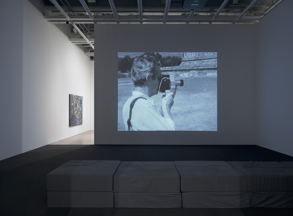 Installation view of David Wojnarowicz: History Keeps Me Awake at Night (Whitney Museum of American Art, New York, July 13-September 30, 2018). From left to right: Unfinished Film (A Fire in My Belly), 1986-87; Unfinished Film (Mexico, etc… Peter, etc…), 1987; Unfinished Film (with sequence in memory of Peter Hujar), c. 1987; Unfinished Film (Mexico Film Footage II), c. 1988; Water, 1987. Photograph by Ron Amstutz Installation view of David Wojnarowicz: History Keeps Me Awake at Night (Whitney Museum of American Art, New York, July 13-September 30, 2018). From left to right: Unfinished Film (A Fire in My Belly), 1986-87; Unfinished Film (Mexico, etc… Peter, etc…), 1987; Unfinished Film (with sequence in memory of Peter Hujar), c. 1987; Unfinished Film (Mexico Film Footage II), c. 1988; Water, 1987. Photograph by Ron Amstutz