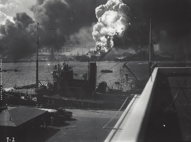Anonymous, ‘U.S. Navy Photograph - Destruction of U.S.S. Shaw, Pearl Harbor’, 1941, Elizabeth Houston Gallery