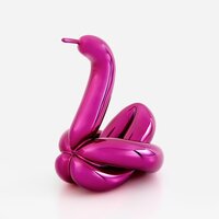 Jeff Koons - Balloon Swan (Magenta)
