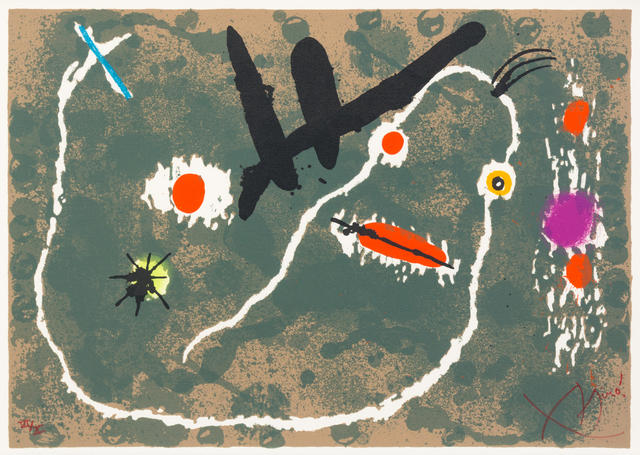 Joan Miró, ‘Pl.8 (from Le Lézard aux Plumes d'Or)’, 1971, Hindman