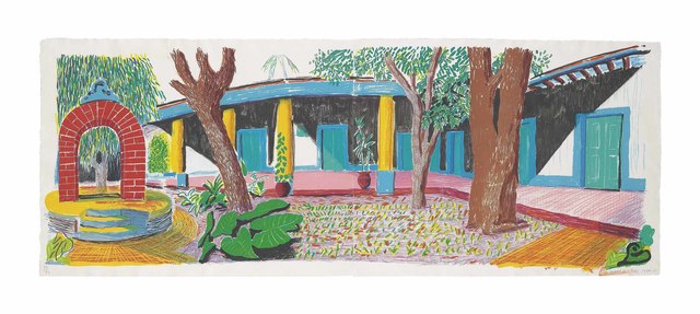 David Hockney, ‘Hotel Acatlán: Second day, from: The Moving Focus Series’, 1985, Christie's