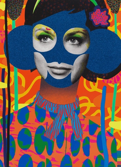 Paul Insect, ‘CRYSTAL HABITS (BLUE)’, 2019, Print, 16 colors screen print on 410gsm somerset radiant white paper with diamond dust, glitter and varnish finishes, Marcel Katz Art
