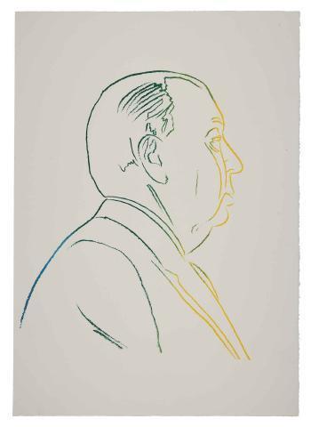 Andy Warhol - Alfred Hitchcock (See F & S IIIB.14)