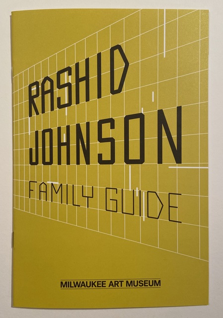 Rashid Johnson, ‘Rashid Johnson "Hail We Now Sing Joy" Milwaukee Art Museum Ten Page plus covers collaborative interactive Exhibition Brochure/Booklet, 2017’, 2017, Ephemera or Merchandise, Color Ten Page plus covers collaborative interactive Exhibition Brochure/Booklet Published by the Milwaukee Art Musuem, David Lawrence Gallery
