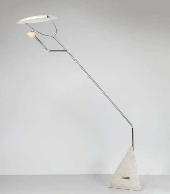 Claudio Salocchi, ‘Riflessione’, 1970, Design/Decorative Art, Chromed metal, painted metal, white marble., Area Consulting