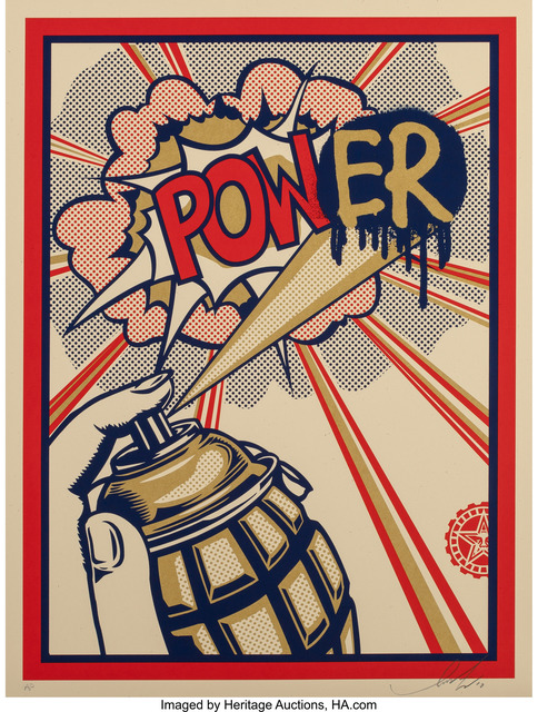 Shepard Fairey (OBEY), ‘Pow(er) Print’, 2010, Heritage Auctions