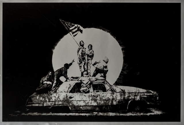 Banksy, ‘Silver Flags’, 2006, Forum Auctions