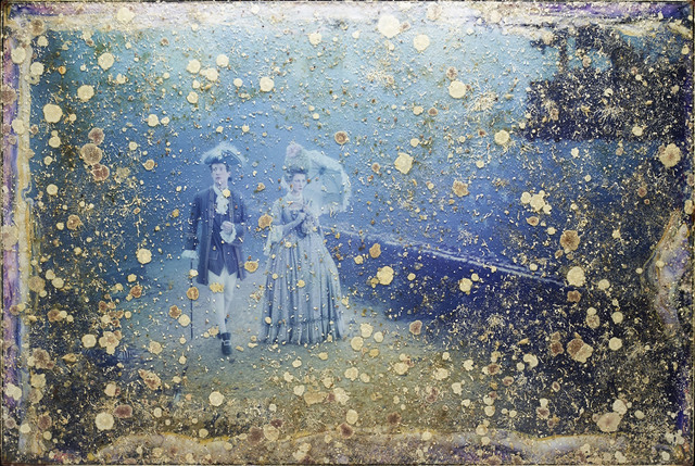 Andreas Franke, ‘Marie and Mathis’, 2016, Mixed Media, Photographic print mounted on dibond behind acrylic with ocean patina, Rosenbaum Contemporary