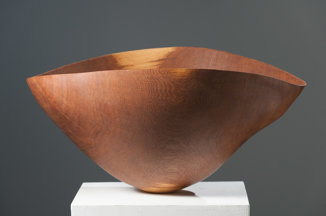 Anthony Bryant, ‘Large Brown Oak Vessel ’, 2000, Bentley Gallery