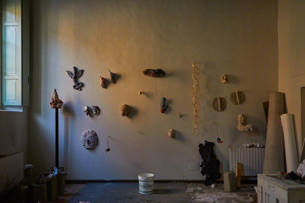 Antonio Fiorentino's studio at Palazzo Monti Antonio Fiorentino's studio at Palazzo Monti