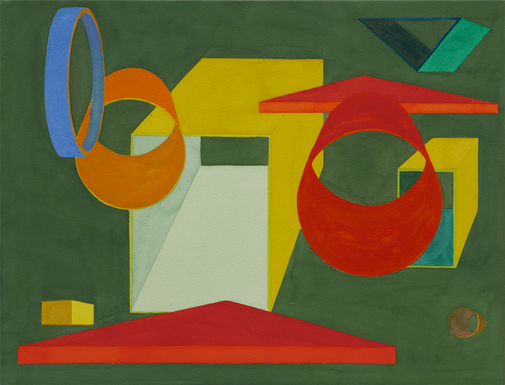 HELD, Al : V1991, watercolour on paper stretched on board, 18.75 x 24 (47.6x70cm) HELD, Al : V1991, watercolour on paper stretched on board, 18.75 x 24 (47.6x70cm)