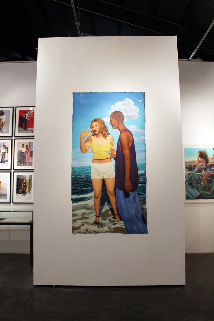 John Valadez
He Said She Said, 2004/2014
Oil on canvas
95.5 x 48 inches John Valadez
He Said She Said, 2004/2014
Oil on canvas
95.5 x 48 inches