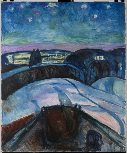 Edvard Munch, ‘Starry Night II’, 1922-1924, Munch Museum