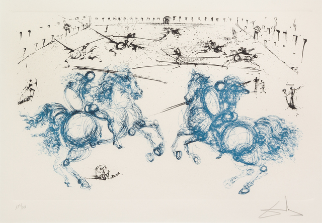 Salvador Dalí, ‘Los Caballeros from La vida es sueño’, 1971, Hindman