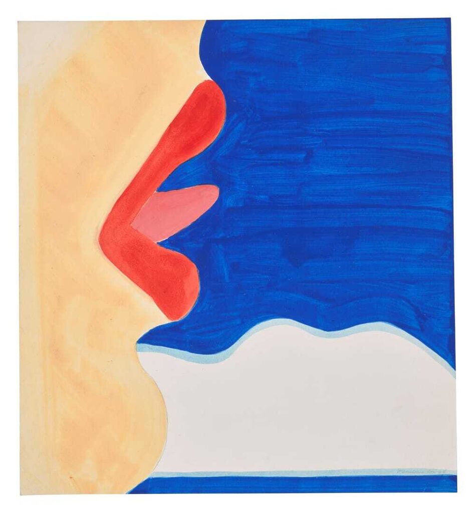 Tom Wesselman - Seascape Study, Tongue Out