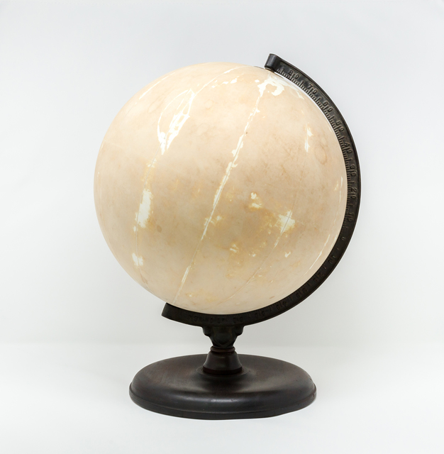 Agustina Woodgate, ‘Untitled (World Globe)’, 2019, Sculpture, Hand-sanded vintage world globe, Spinello Projects
