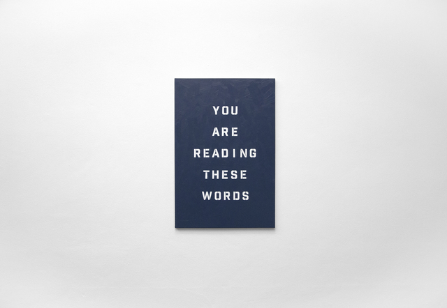 John Wood And Paul Harrison You Are Reading These Words Available For Sale Artsy