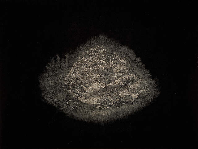 Muriel Moreau, ‘Chapeau #4’, 2016, Print, Etching on Okawara paper, laid down on Hahnenmühle paper, Antonine Catzéflis