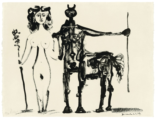 Pablo Picasso, ‘Centaure et bacchante’, 1947, Print, Lithograph on Arches wove paper, Christie's