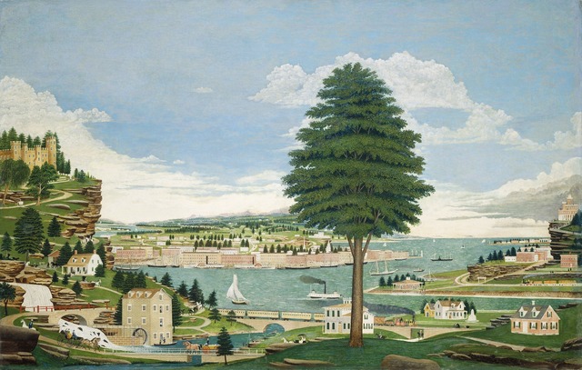 Jurgan Frederick Huge, ‘Composite Harbor Scene with Castle’, ca. 1875, National Gallery of Art, Washington, D.C.