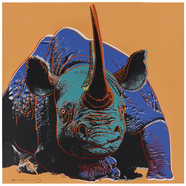 Andy Warhol, ‘Black Rhinoceros, from Endangered Species’, 1983, Christie's