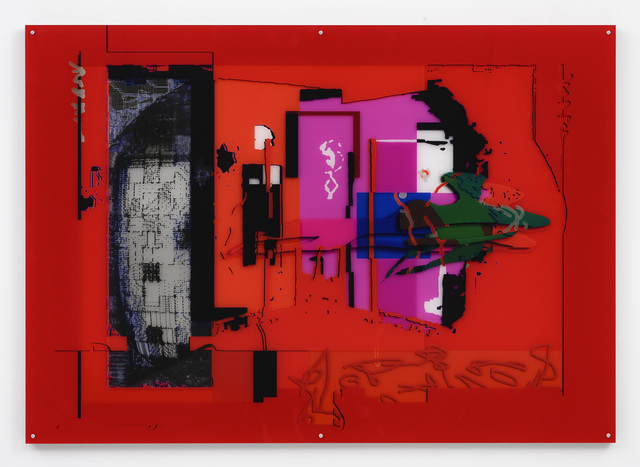 Anne-Mie Van Kerckhoven, ‘Unweit von Dir’, 2017-2019, Mixed Media, Digital print on 2 layers of Plexiglass, acrylic paint finishing, Zeno X Gallery