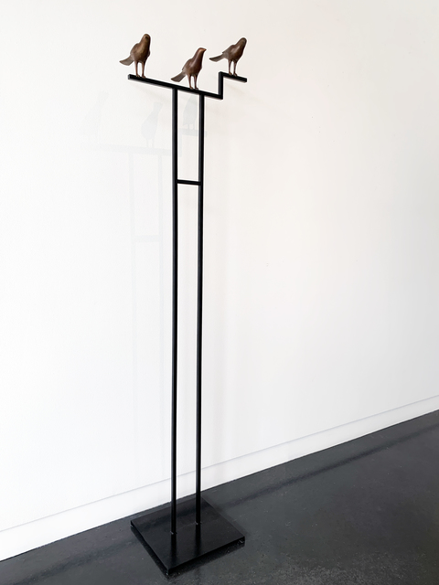 Gwynn Murrill, ‘Three Birds’, 2020, Sculpture, Bronze / Steel, Gail Severn Gallery