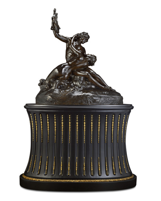 Émmanuel Hannaux, ‘Le Poète et la Sirène (The Poet and the Siren)’, 1816-1918, Sculpture, Bronze, M.S. Rau