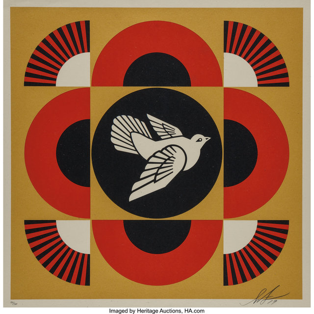 Shepard Fairey, ‘Dove Geometric Set (three works)’, 2017, Heritage Auctions