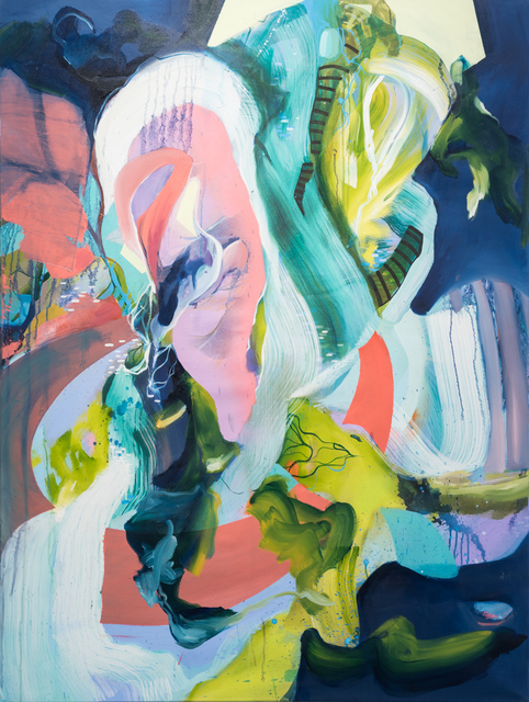 Julia Benz, ‘Gedanken Verloren’, 2018, Painting, Oil, acrylic , ink on canvas, Fousion Gallery