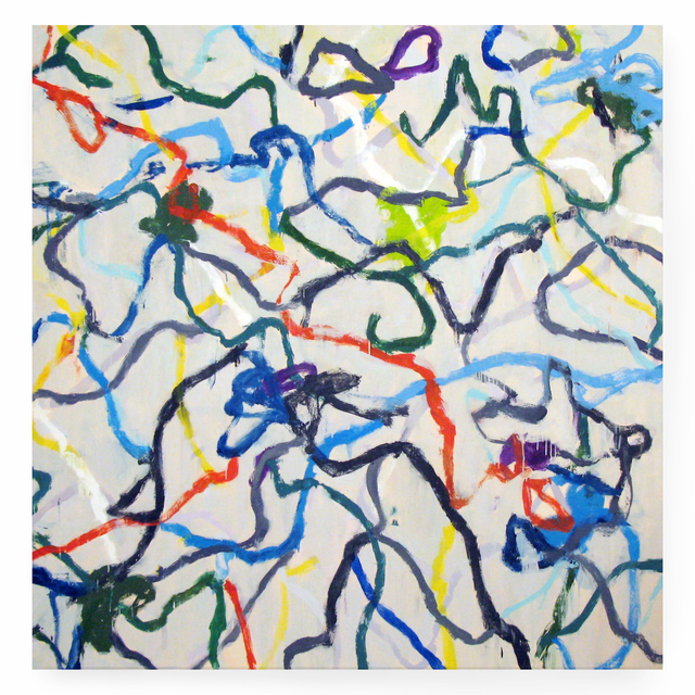Kikuo Saito, ‘Blue Wave ’, 2012, Painting, Acrylic on canvas, Leslie Feely