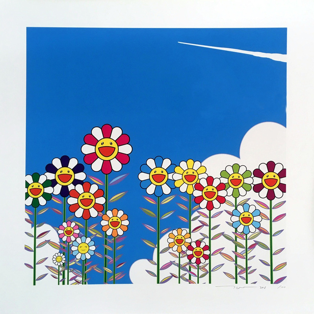 Takashi Murakami, ‘Vapor Trail in the Blue Summer Sky’, 2018, Lougher Contemporary