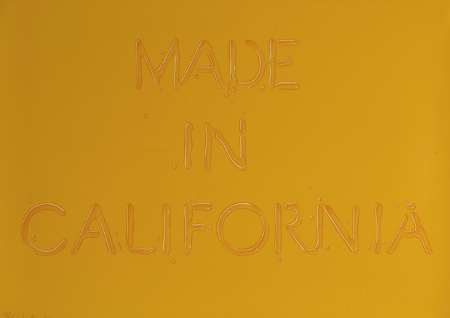 Ed Ruscha, ‘Made in California (E. 52)’, 1971, Print, Lithograph printed in colors, Sotheby's