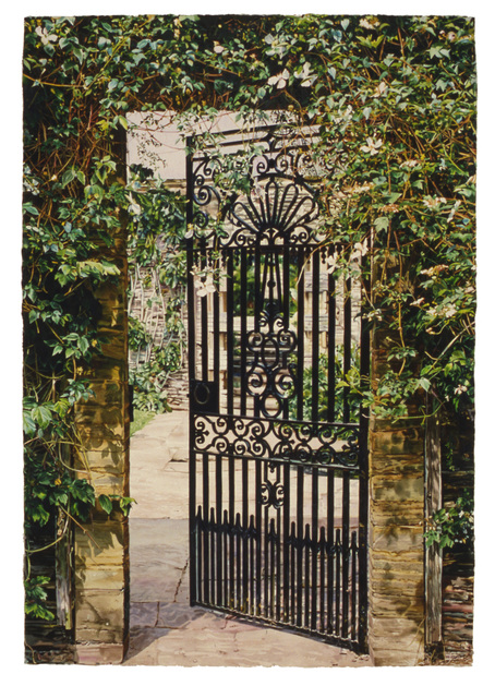 Carolyn Brady, ‘Jekyll and Lutyens at Hestercombe/Somerset’, Drawing, Collage or other Work on Paper, Watercolor on paper, Nancy Hoffman Gallery