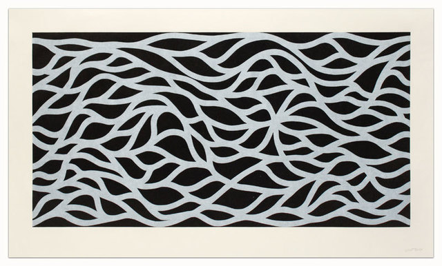 Sol LeWitt, ‘Loopy Doopy, White on Black’, 1999, Upsilon Gallery