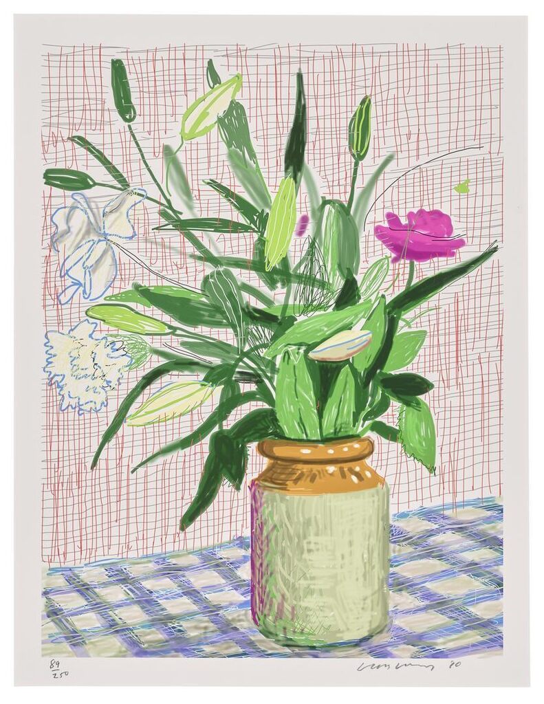 David Hockney - Untitled No. 516, from: A Bigger Book: Art Edition D