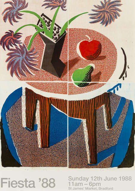 David Hockney, ‘FIESTA (BAGGOT 178)’, 1988, Print, Offset lithograph printed in colours, on wove paper, artrepublic