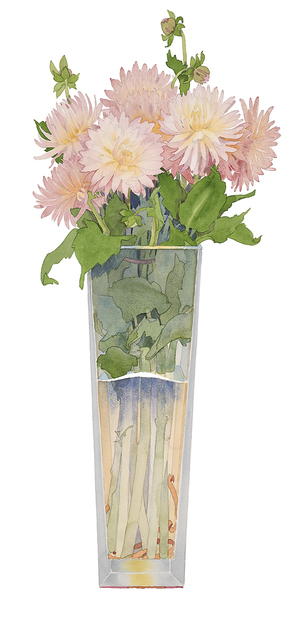 Gary Bukovnik, ‘Pink Peonies in a Tall Vase ’, 2017, Andra Norris Gallery