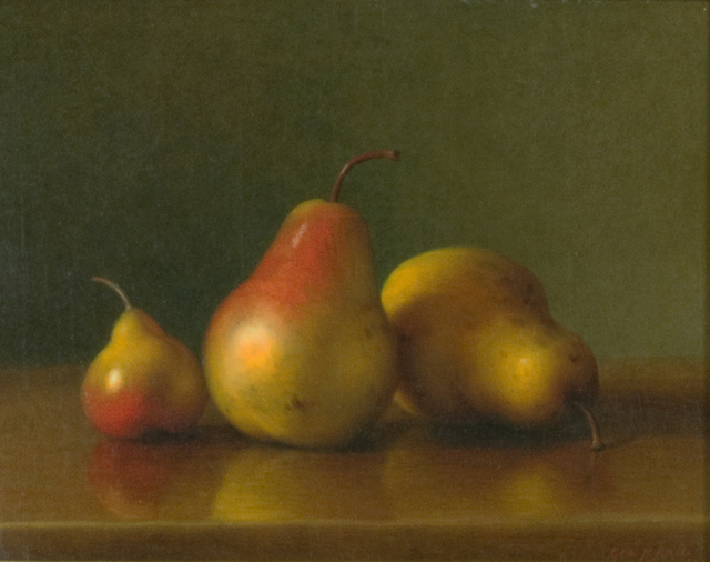 George Henry Hall, ‘Still Life with Pears’, 1869, Questroyal Fine Art