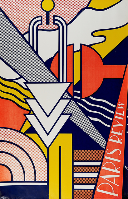 Roy Lichtenstein, ‘Paris Review Poster’, 1966, Print, Screenprint in colors on glossy white paper, Rago/Wright