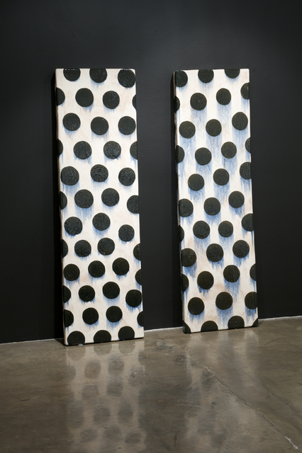 Jun Kaneko, ‘Wall Slab Pair ’, 1989, Bentley Gallery