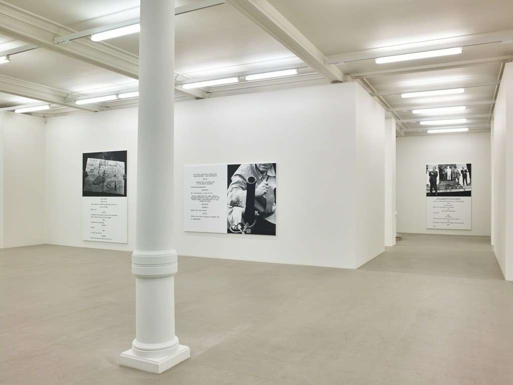 John Baldessari: Pictures & Scripts, Installation View, Marian Goodman Gallery, London, February 28 - April 25, 2015 John Baldessari: Pictures & Scripts, Installation View, Marian Goodman Gallery, London, February 28 - April 25, 2015