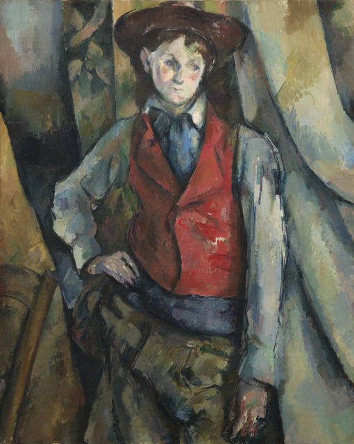 Paul Cézanne, ‘Boy in a Red Waistcoat’, 1888-1890, National Gallery of Art, Washington, D.C.