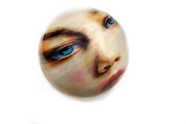 Martin C. Herbst, ‘Lenissima I’, 2013, Painting, Oil on mirror polished stainless steel sphere, Galerie LeRoyer