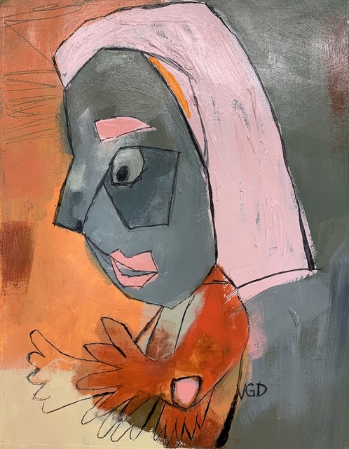 Vikki Drummond, ‘MOTHER QUEEN OF HEARTS III’, 2020, Painting, Acrylic on paper, ARTE funktional